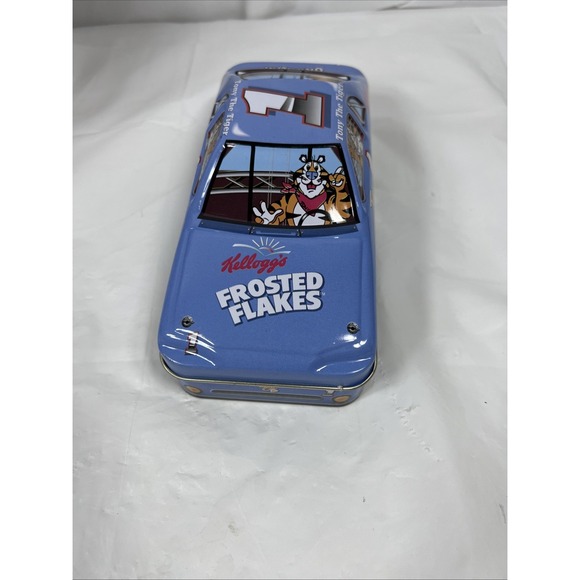 Kellogg's Frosted Flakes Car Tin 1998‎ Tony The Tiger Racing Container Kellog - Picture 3 of 16